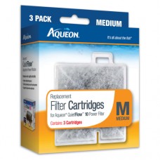 Aqueon Aquarium Filter Cartridge - Medium - 3 Pack