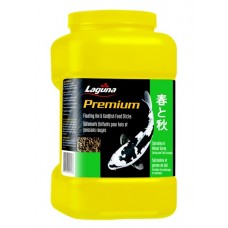Laguna Premium Koi and Goldfish Floating Food Sticks - Spirulina and Wheat Germ Diet - 600g (21oz) image thumbnail.