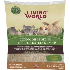 Living World Corn Cob Bedding - 3lb (230 cu in)