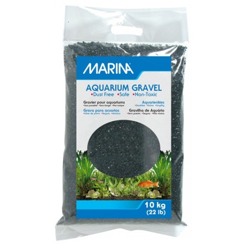 Black Decorative Aquarium Gravel 10kg 22lb
