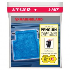 Marineland Penguin BIO-Wheel Power Filter Replacement Filter - Rite-Size A - 3 Pack