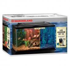 Marineland 10 Gallon LED Freshwater and Saltwater Aquarium Kit